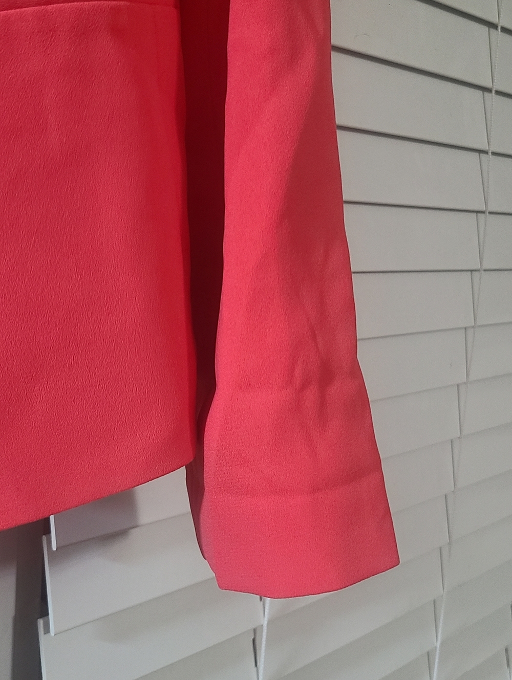 LOFT Coral-Pink Shawl Collar One Button Blazer - Picture 6 of 15